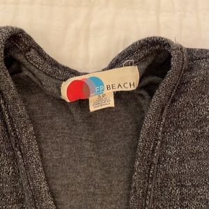 Free people grey long sweater